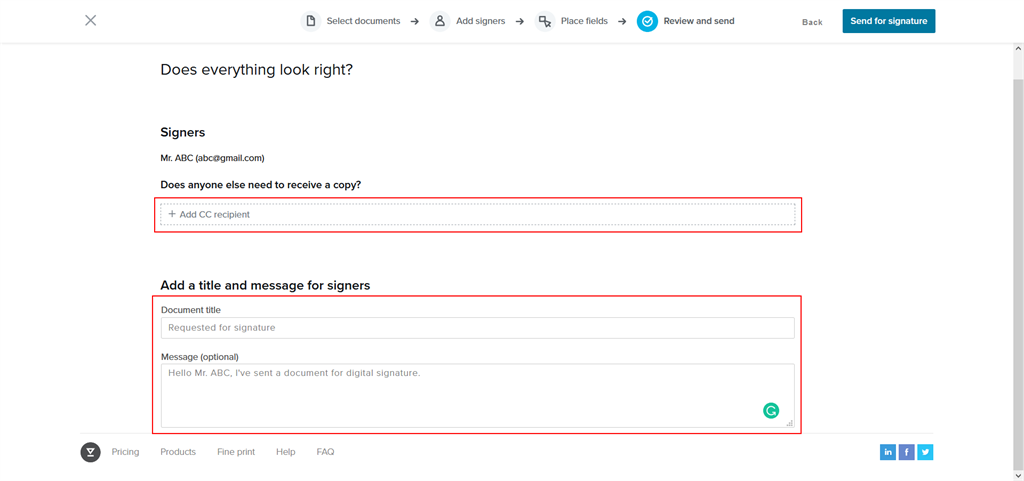 Hellosign - Online Tool For Digital Signature